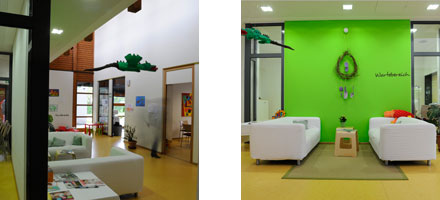Wartezimmer der Ambulanz. (Quelle: Klinik)